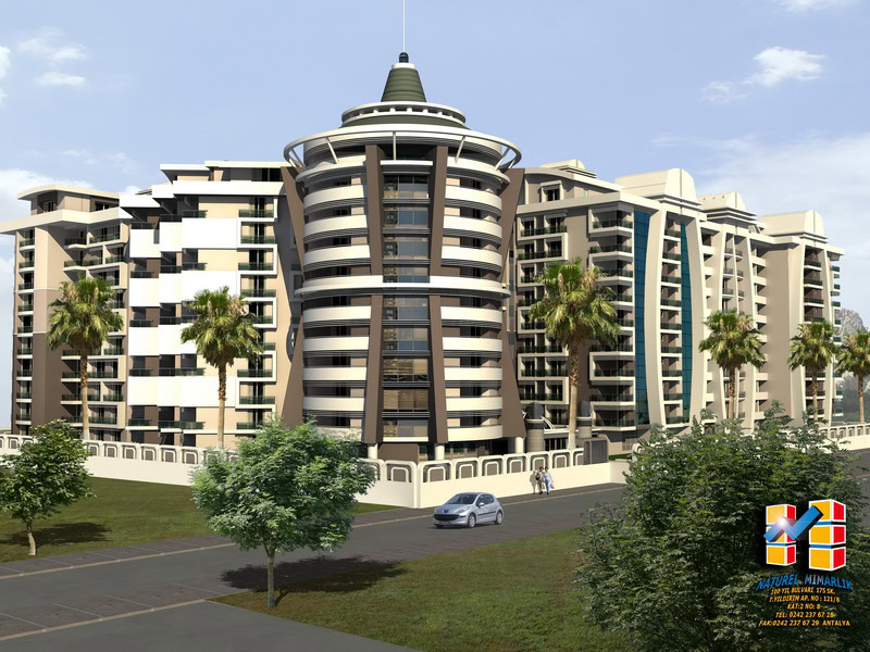 antalya appartamenten mit modernen architektur 2