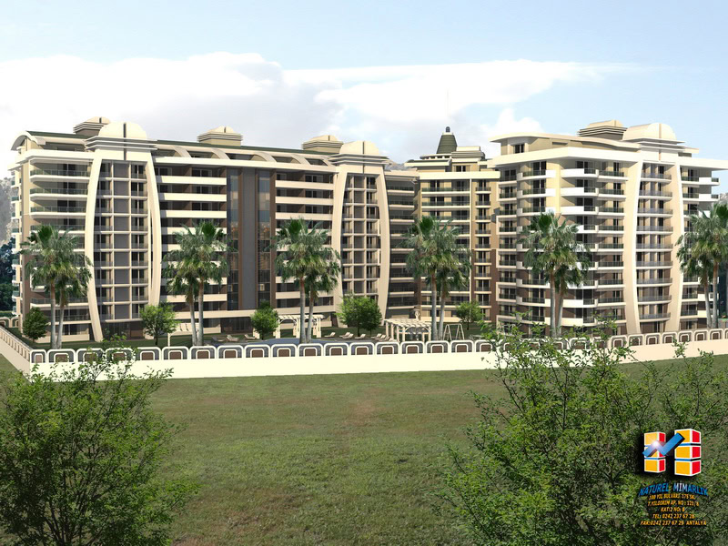 antalya appartamenten mit modernen architektur 6