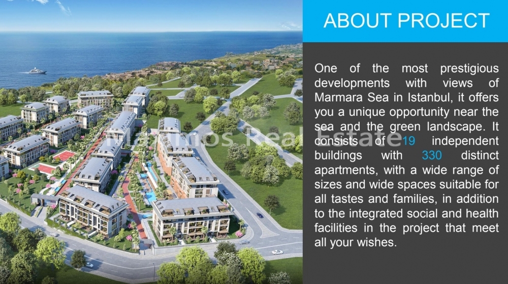 آپارتمان با دید دریا برای فروش در بیلیکدوزو 8