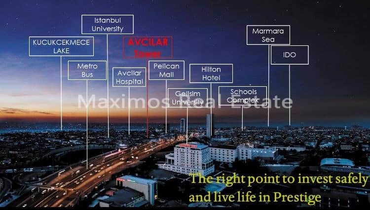 املاک برای فروش در آوجیلار استانبول 20