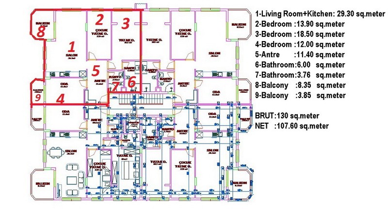 apartment for sale oba alanya 16