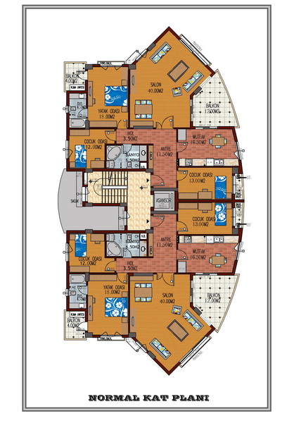 apartment in antalya with pool 10