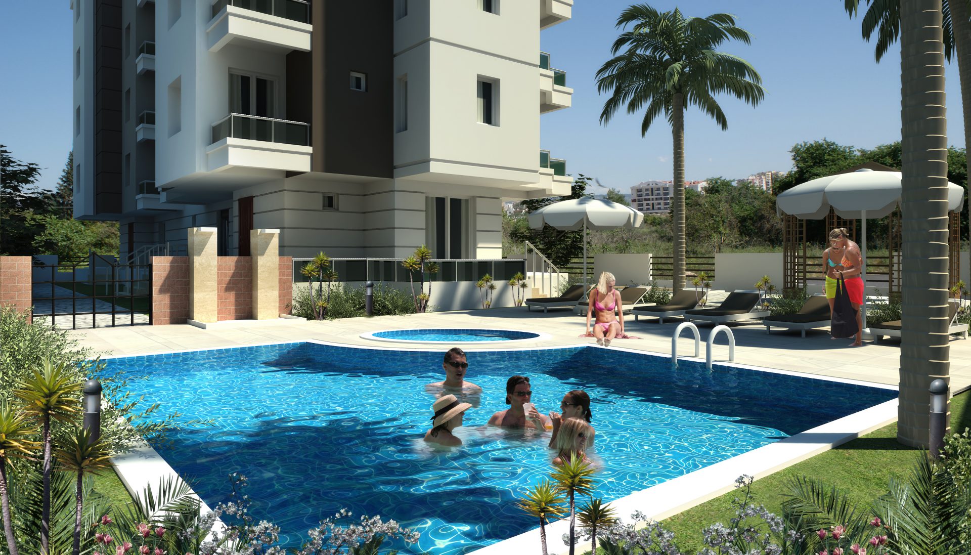 modern complex apartment antalya 2