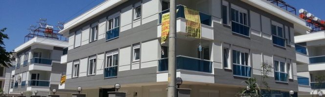 real estate for sale in antalya gated community with pool on site