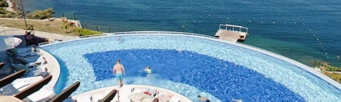 bodrum villa with seaview