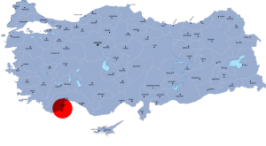 kemer map