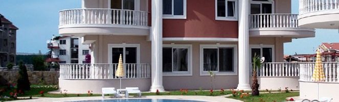 villa with furniture in belek antalya