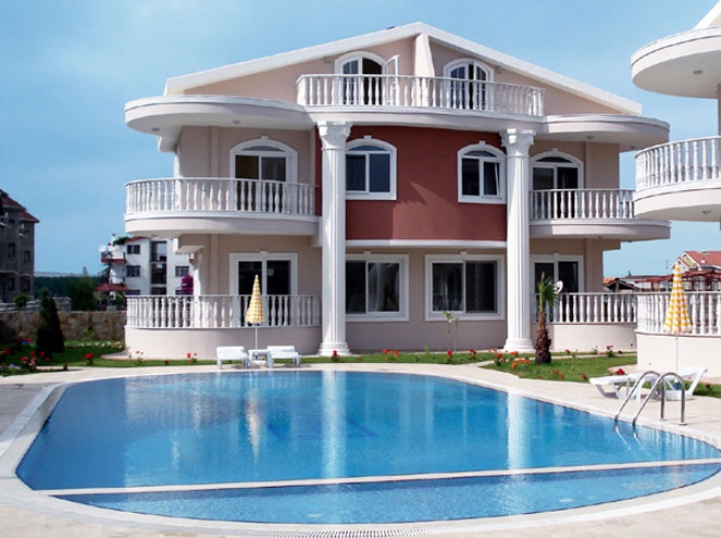 villa with furniture in belek antalya 1