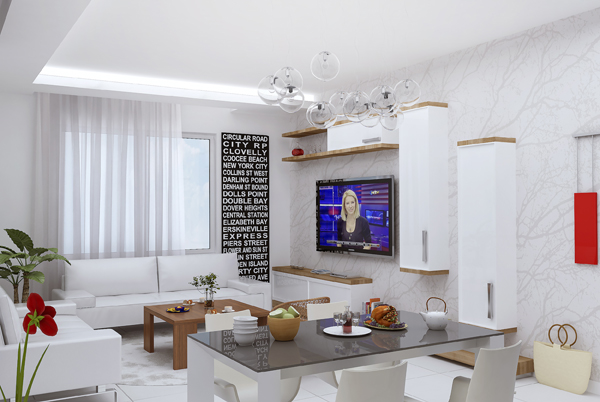 Apartments in Alanya for Sale – Gated Complex with Sea & Mountain Views, Privacy, and Wellness Facilities in Mahmutlar 8