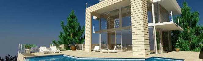 New villa with sea view kalkan