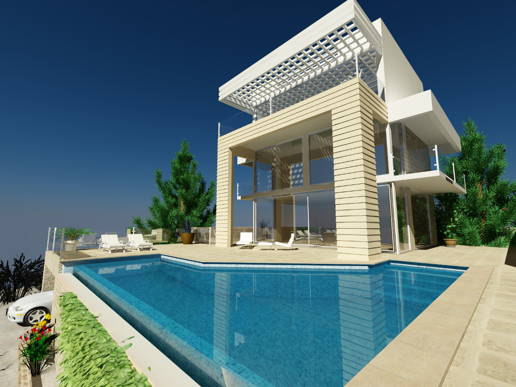 New villa with sea view kalkan 3