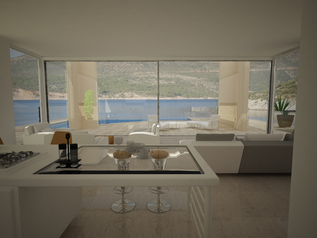 New villa with sea view kalkan 4