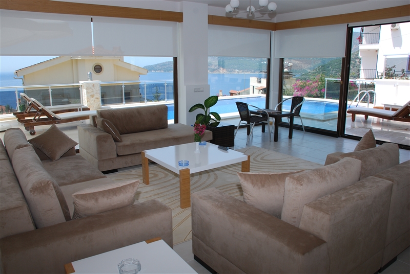 villa in kalkan with sea view 13