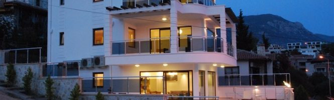 villa in kalkan with sea view