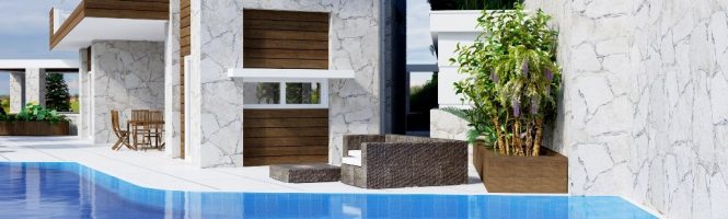 villa with view for sale kalkan