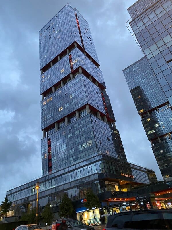 Supermodern Asia Istanbul Apartments with a Mall underneath offering view to Princess Islands 8