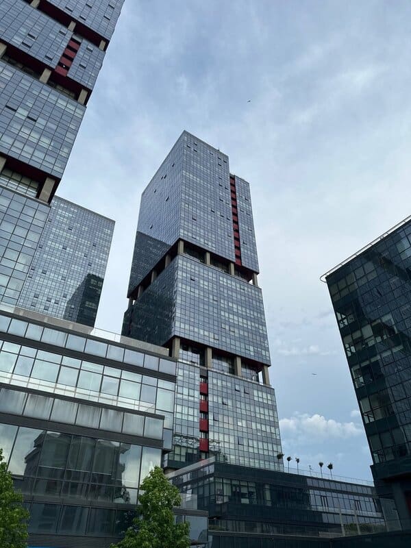 Supermodern Asia Istanbul Apartments with a Mall underneath offering view to Princess Islands 15