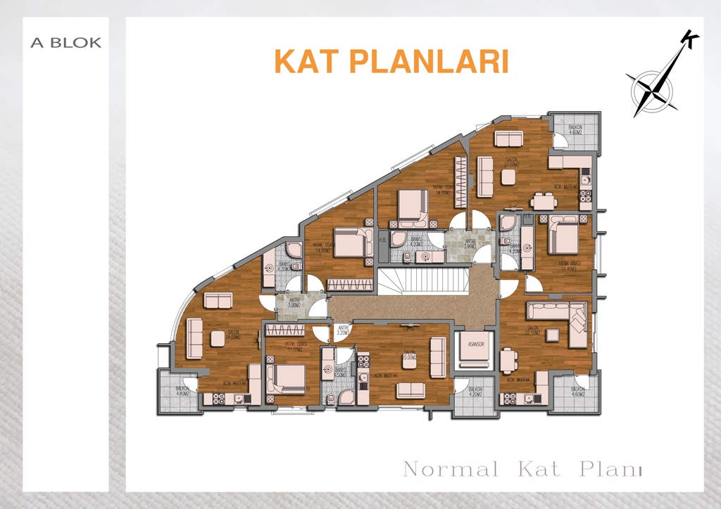 apartments in antalya konyaalti with view 17