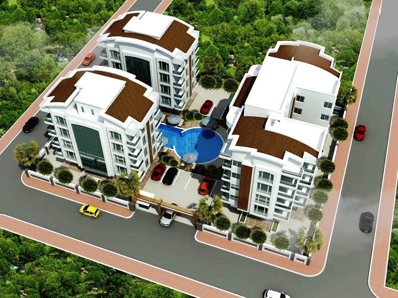 Apartments Inside Antalya Close To The Sea 12