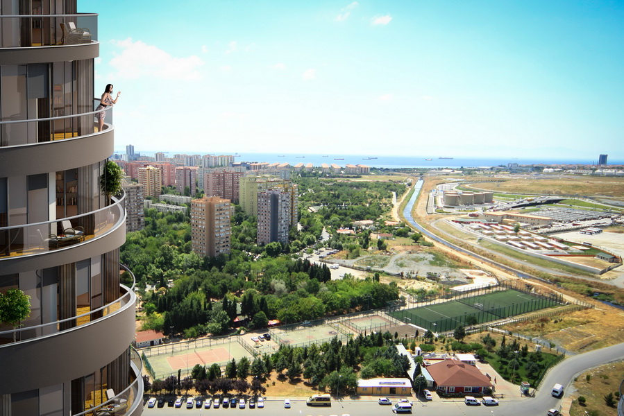 Flat in the center of Istanbul with Sea view 2