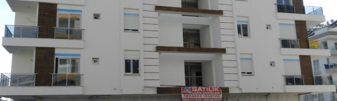 New Executive Property in Turkey Antalya recently completed with balcony seaside area