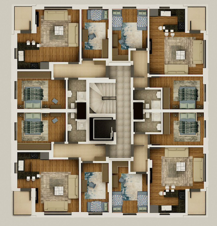 Buy Real Estate Antalya Lara District is a famous area near the Beach and Airport 15