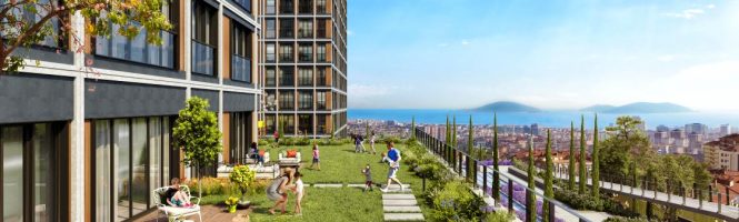 Residential area in Maltepe for nature lovers