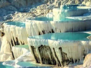 Beautiful Pamukkale And The Ancient City Of Hierapolis