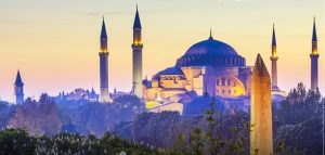Mosque Of Hagia Sophia In Istanbul