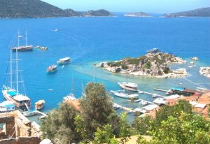 Simena Castle Ruins and a Stunning View