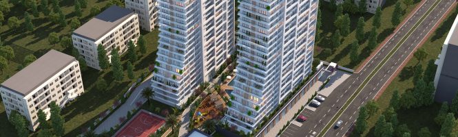 family apartment istanbul for sale in Istanbul a modern compound with social amenities and markets underneath
