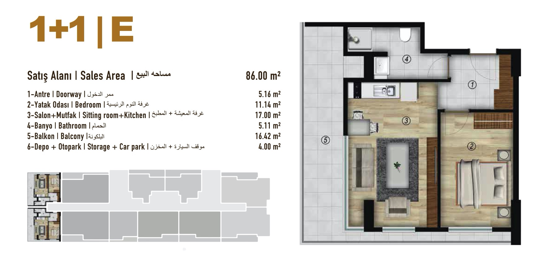 Family Resort Apartment by instalment payment 16