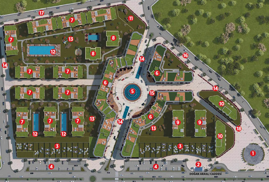 Cheap Apartments For Sale In Bahcesehir Istanbul infront Metrostation 16