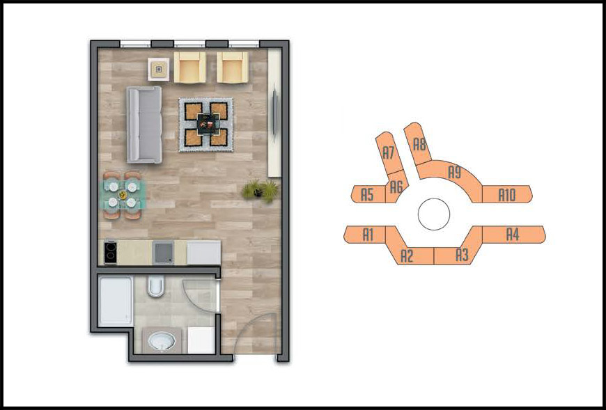 Cheap Apartments For Sale In Bahcesehir Istanbul infront Metrostation 23