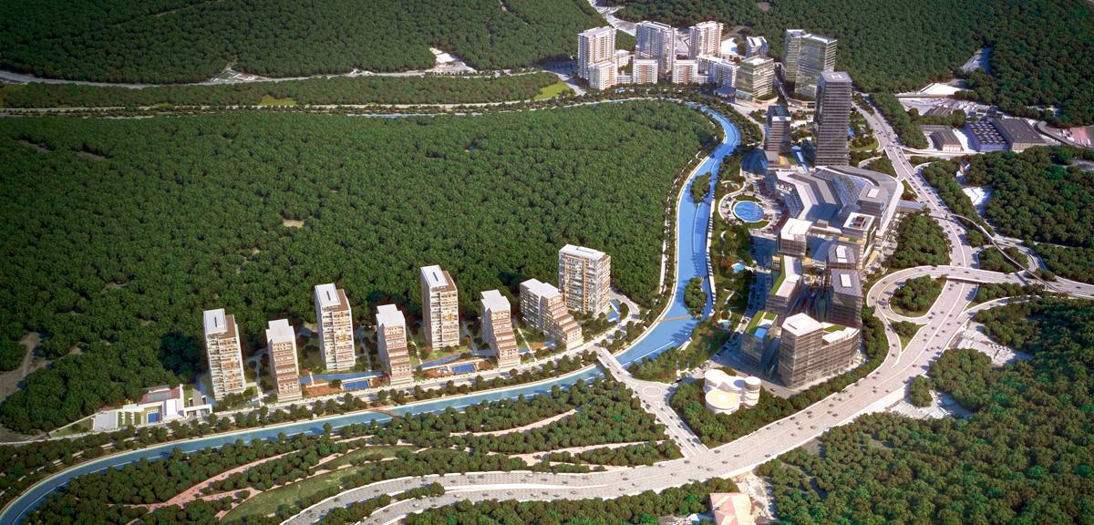Apartments With Private Garden For Sale In Maslak 3