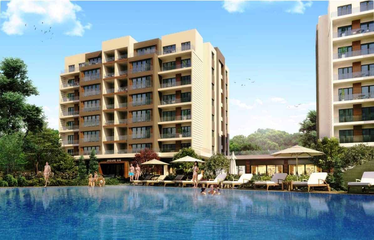 Apartments In Beylikduzu With Garden 9
