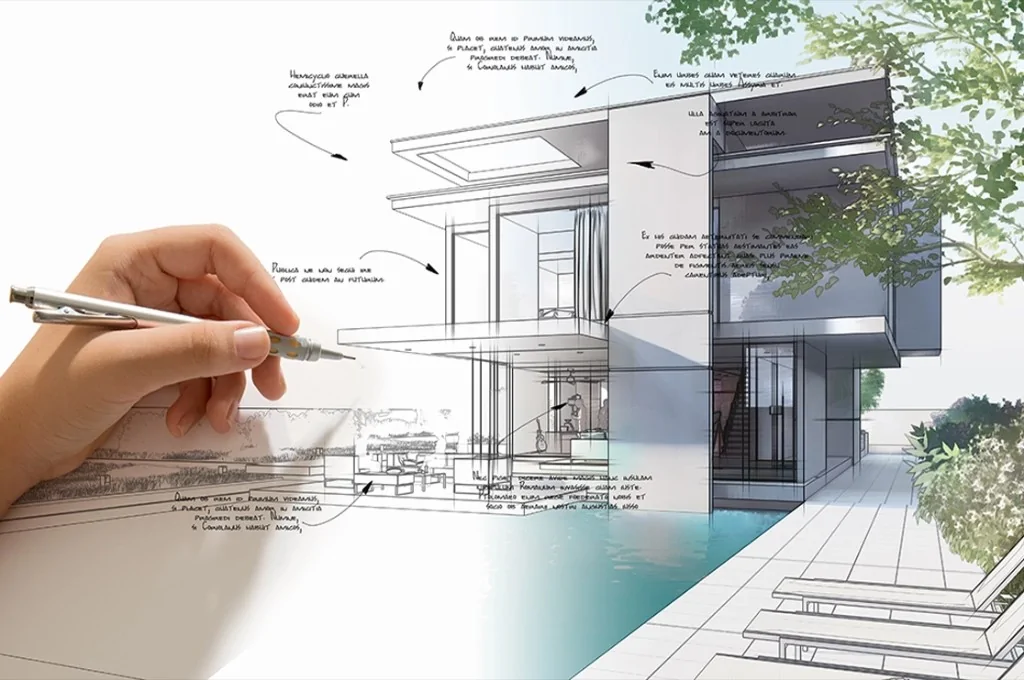 Villa construction and land development project in Turkey
