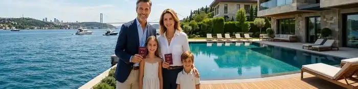 Turkish citizenship by investment — luxury villa in Istanbul