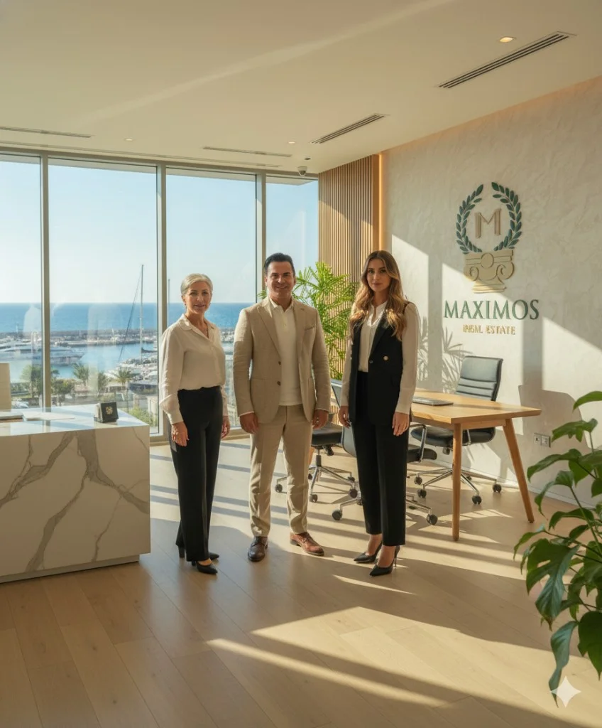Maximos Real Estate Antalya office client advisory team
