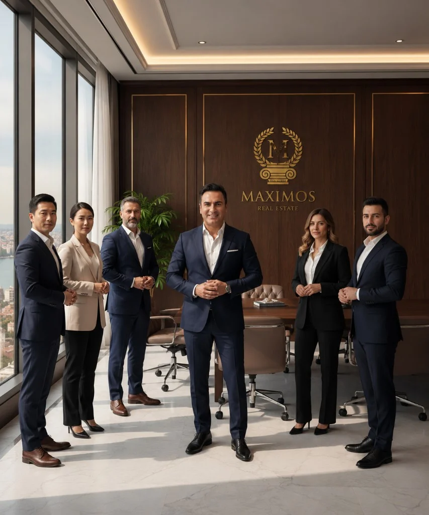 Maximos Real Estate Istanbul office leadership and advisory team